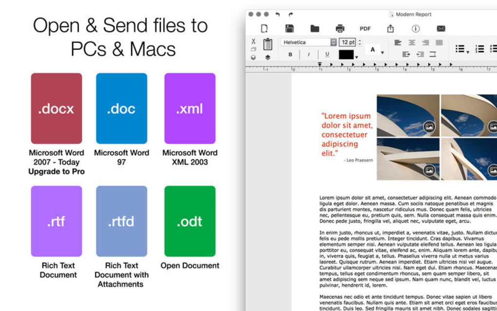 Default Word Processing App Mac